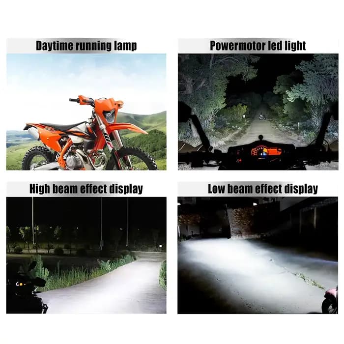 Pour KTM plaque de phare LED moto Enduro carénage EXC MX SX mèche phare pièces de vélo de saleté Sup