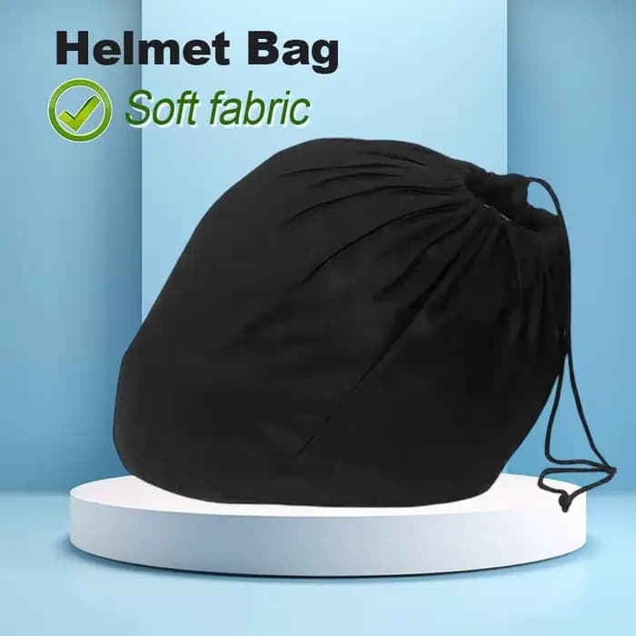 Sac de casque souple, poche à cordon en peluche pour moto, Scooter, cyclomoteur, vélo, demi-casque c