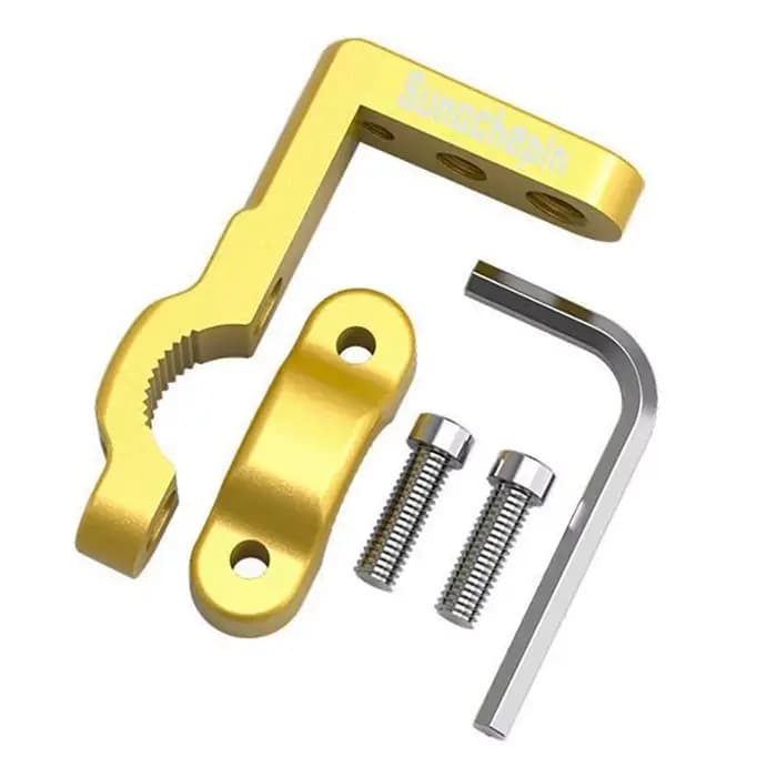 Support de guidon de moto en aluminium, support d'accessoires de moto pour accessoires supplémentair