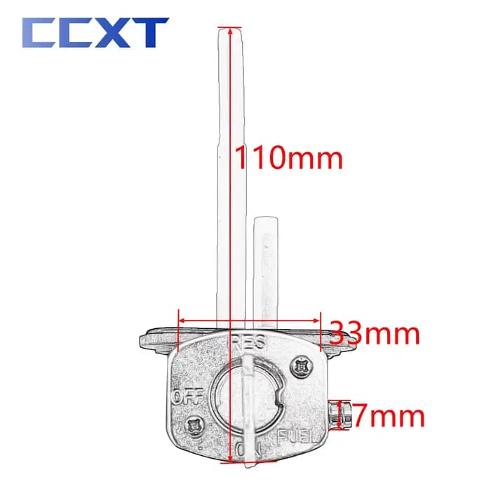 Valve de robinet de réservoir de carburant de moto, Petcock ATV pour Yamaha TTR 90 125 230 250 WR450