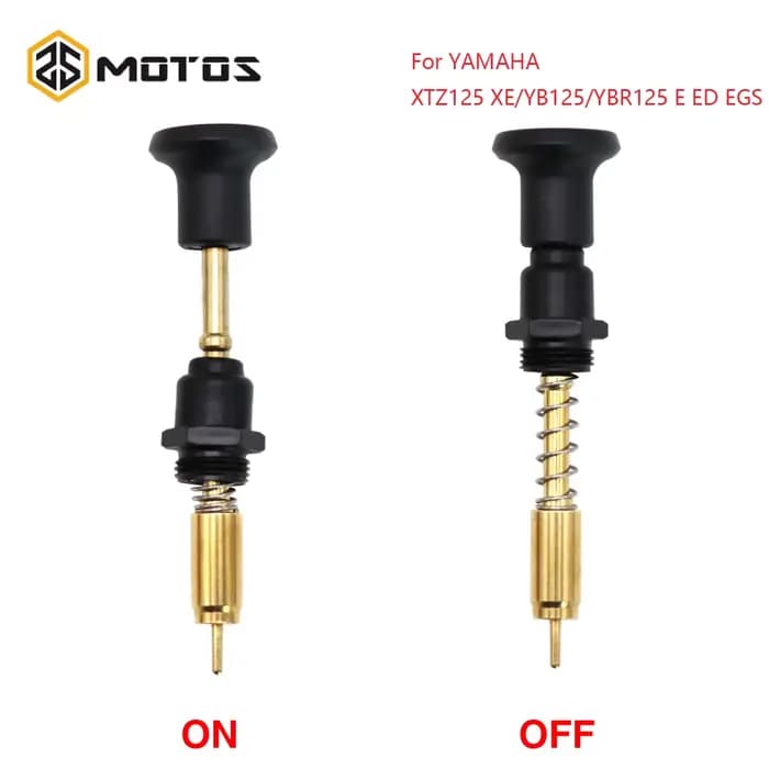 ZS MOTOS – carburateur de moto, starter manuel, interrupteur à piston pour YAMAHA XTZ125 XE YB125 YB