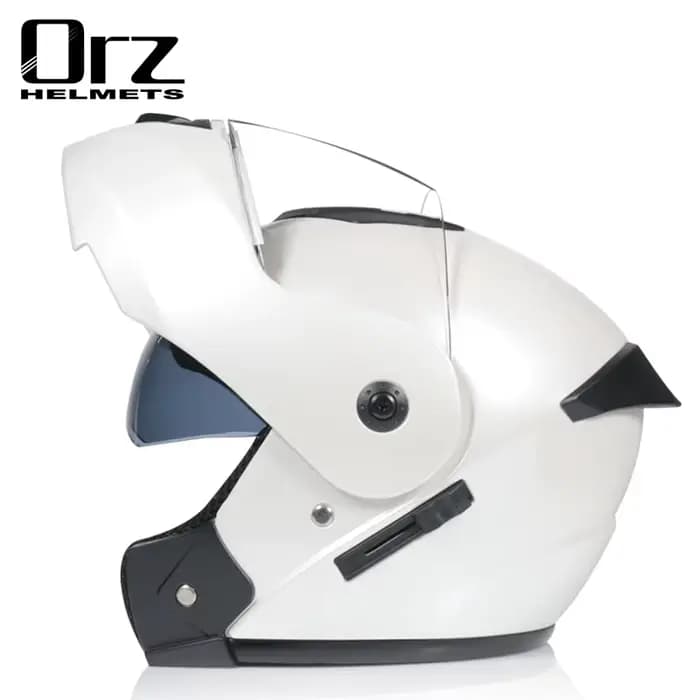 Casque de Moto à rabat modulaire, casque de course complet pour Scooter, casque de Moto, double visi