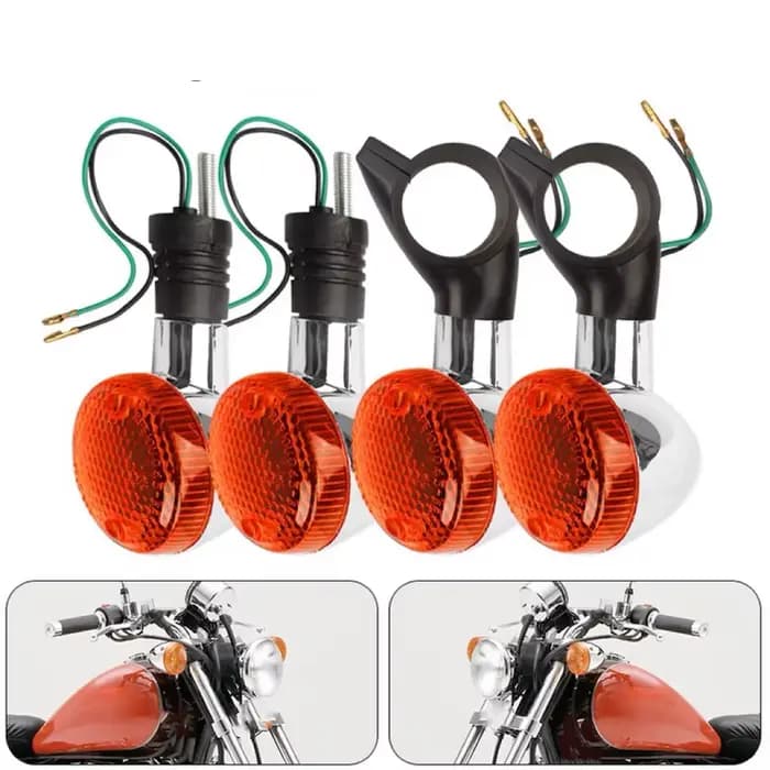 Clignotants avant et arrière de moto, feux de signalisation pour Honda Magna 250 750 Steed 400 600 s