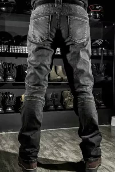 Komine-Jeans de moto pour hommes, jeans de moto pour hommes, équipement de protection, protège-genou