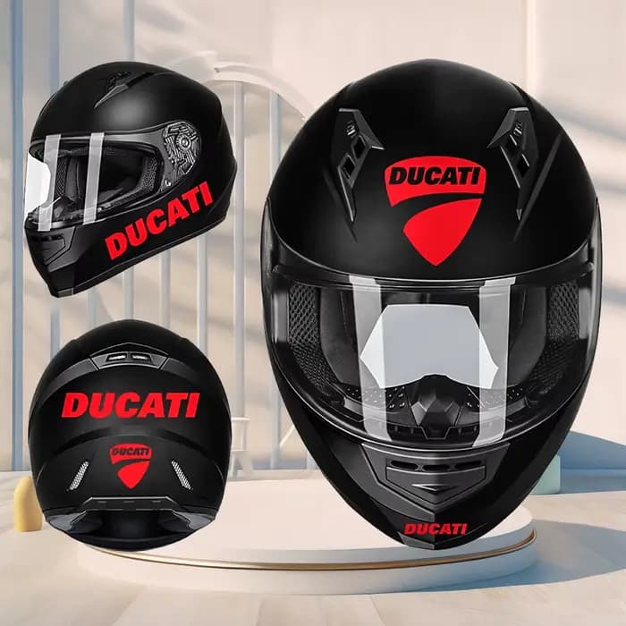 Kit d'autocollants pour casque de moto Ducati