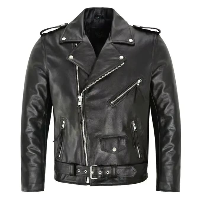 Veste de moto en cuir PU pour hommes, manteau Slim Fit, mode