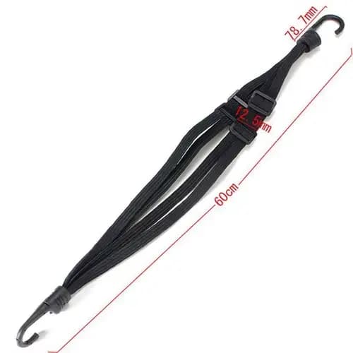 Sangles de casque de moto 60/90/120CM, accessoires de moto, crochets, corde élastique rétractable, s