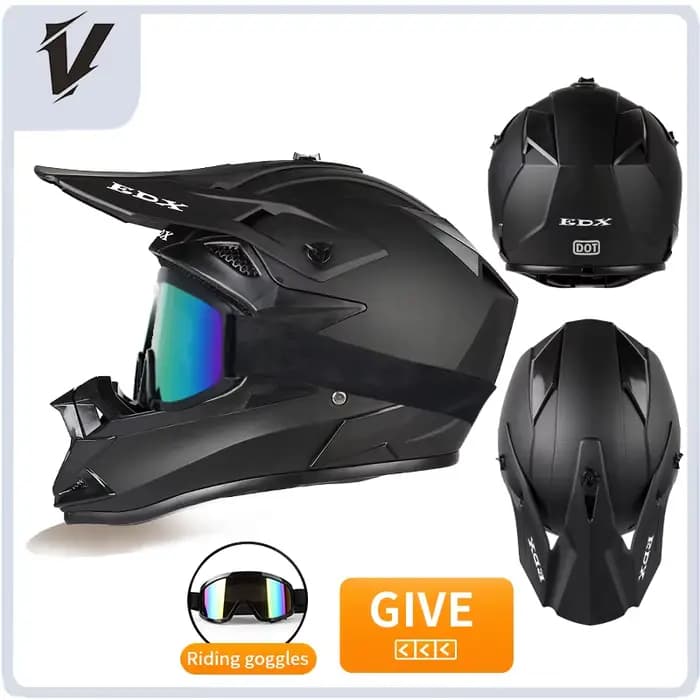 Casque de moto pour enfants, lunettes de pare-brise gratuites, Motocross Downhill AM DH Cross, casqu