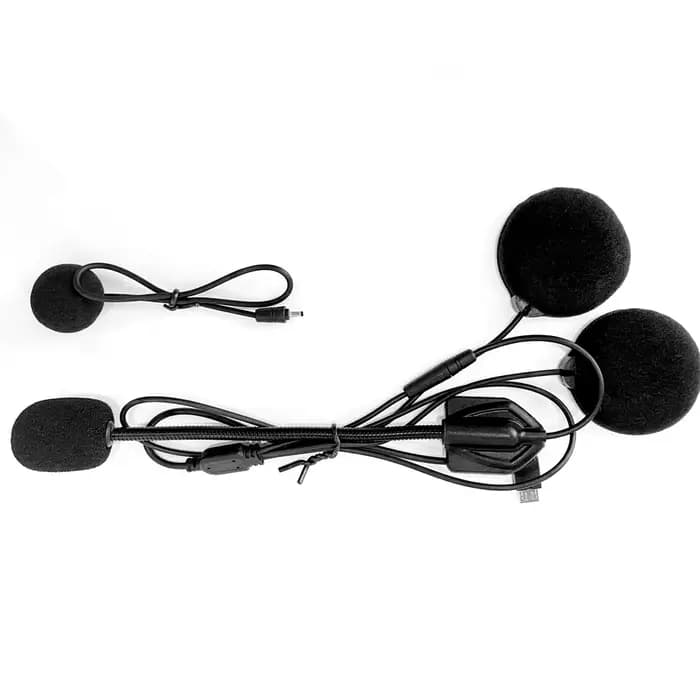 Maxto M2 M3 accessoires casque Microphone 2 in1 écouteur costume pour moto demi-visage complet Inter