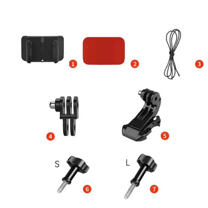 Support de menton pour casque de moto personnalisé Shark D Skwal i3, pour GoPro12 11 10 Insta360X4 X