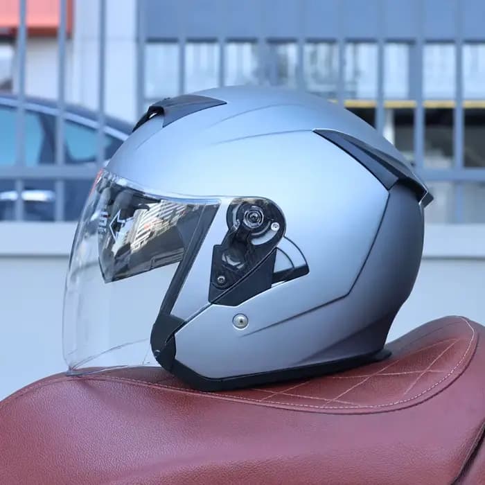 Casque de moto ouvert Orz-600-Classic 3/4, homologué DOT, coque en ABS, doublure confortable, casque