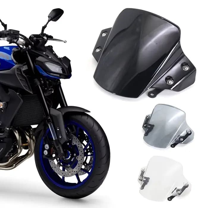 Accessoires de moto pour YAMAHA MT-09 2021 MT09 MT 09 mt09 2022 2023 : Pare-brise avant, carénage, d