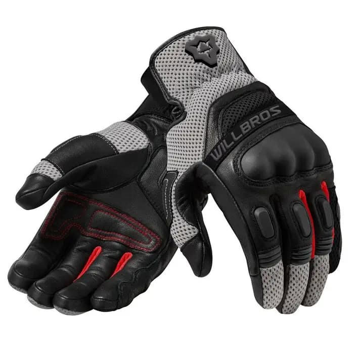 Gants de moto en cuir pour écran tactile, Moto GP, tout-terrain, course de motocross, conduite sur r