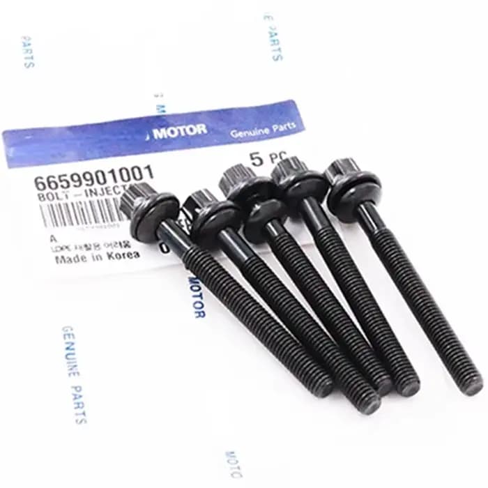 Boulons d'injecteur de carburant + rondelle OEM, pour SSANGYONG ACTYON SPORTS 100 2.0 L TD 665017006