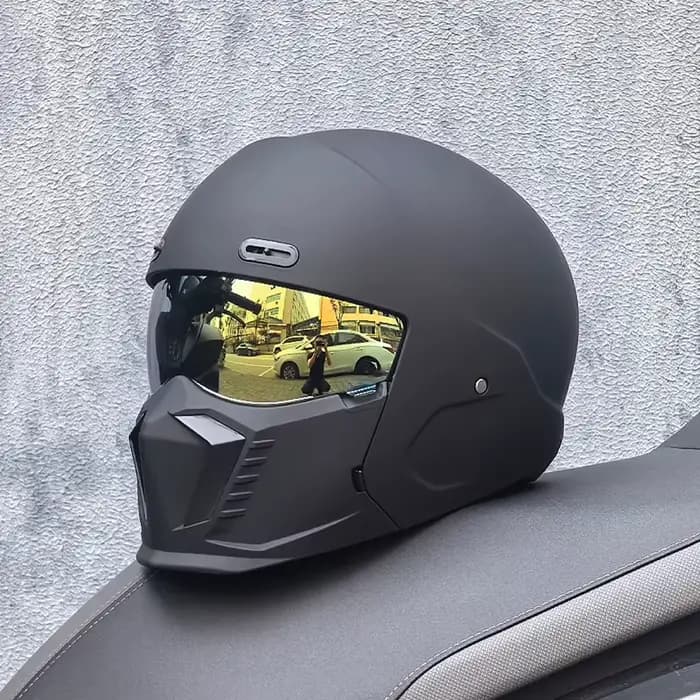 Casque de moto rétro ORZ-GB7 Scorpion, casque de locomotive multifonctionnel et polyvalent, homologu