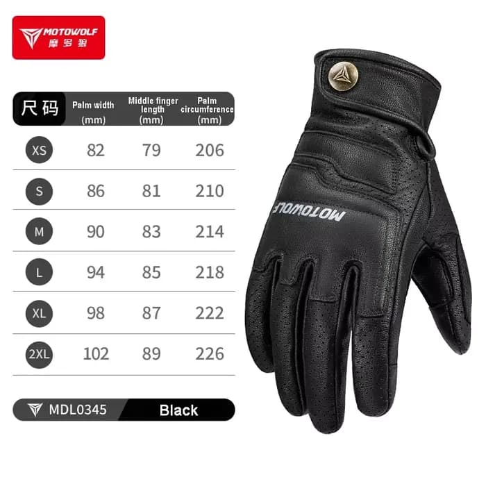 Gants de travail pour Moto Motocross, marron, Style rétro, pour écran tactile, en cuir respirant, éq