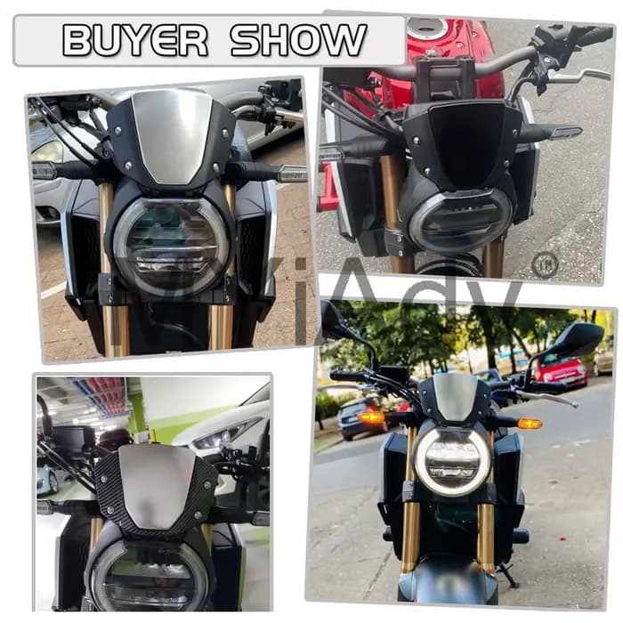 CB650r pare-brise moto pare-brise pour Honda CB650R 2019-2023 CB1000R 2018-2023 avant Sport vent déf