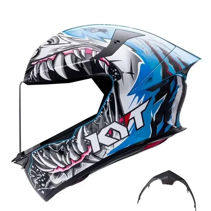 Casques de course de moto KYT TT-REVO originaux, version européenne, casque de course sur route, cas