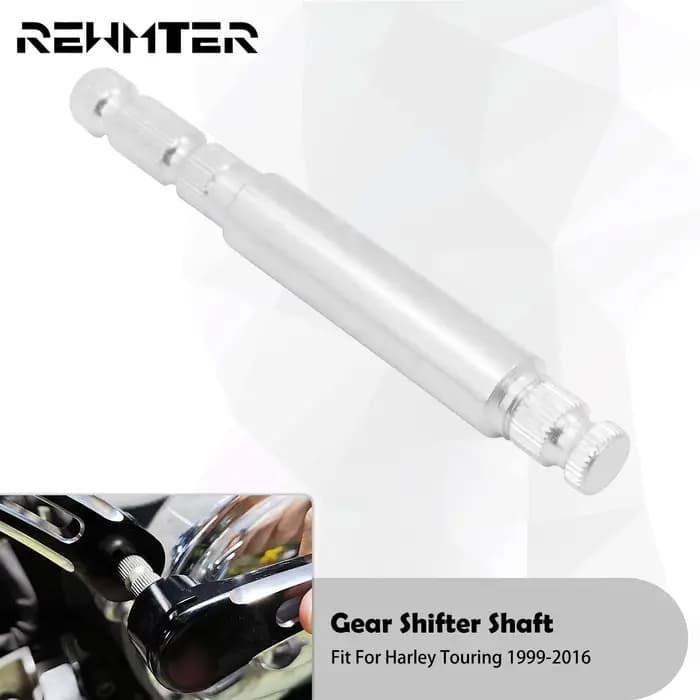Levier de vitesse intérieur en acier allié argenté pour moto, pour Harley Touring Road King Electra 