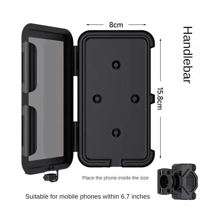 Support de téléphone pour Moto, étui étanche pour vélo, Support de guidon, étui étanche pour Scooter