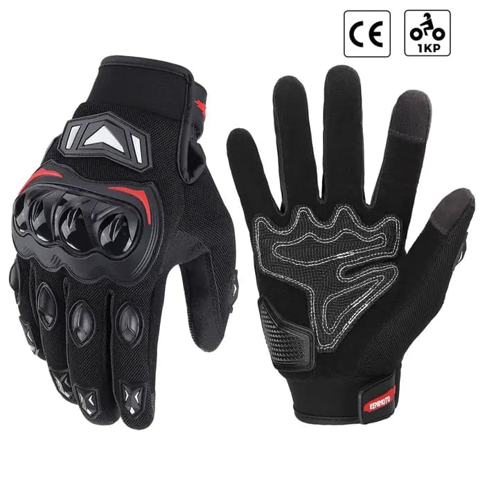 KEMIMOTO gants de moto d'été gants d'équitation CE joint écran tactile moto gants tactiques pour Dir