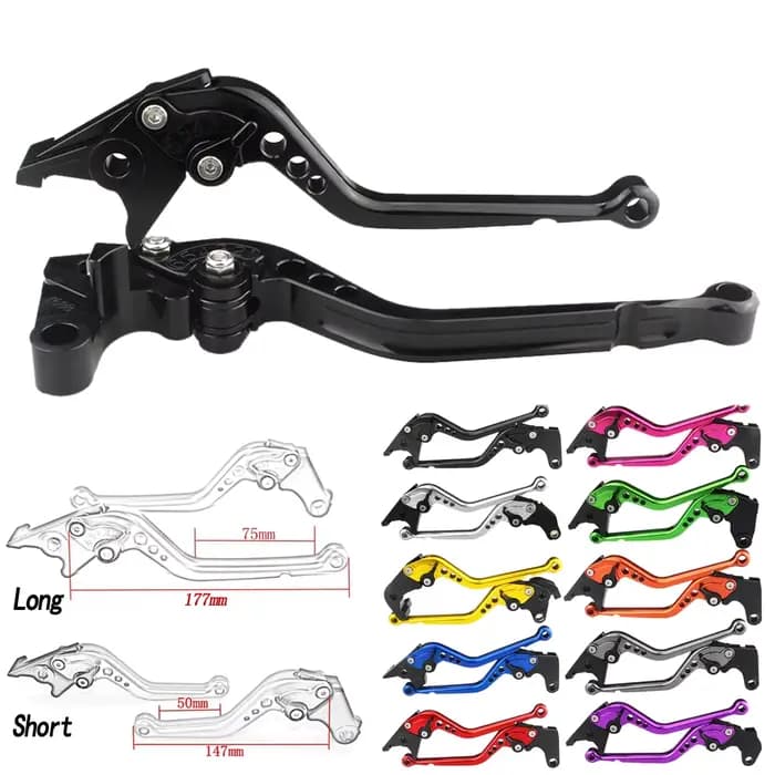Leviers de frein et d'embrayage CNC, longs et courts, pour moto HONDA VFR 800F/X 2010 – 2020 VFR800 