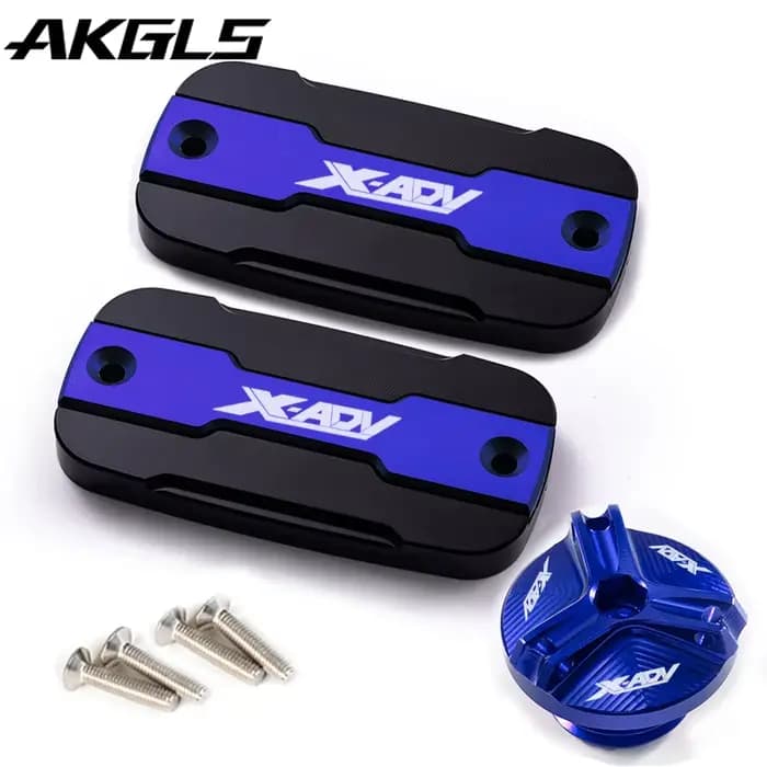 Bouchon de réservoir de liquide de frein avant de moto + bouchon de Port de remplissage, accessoires