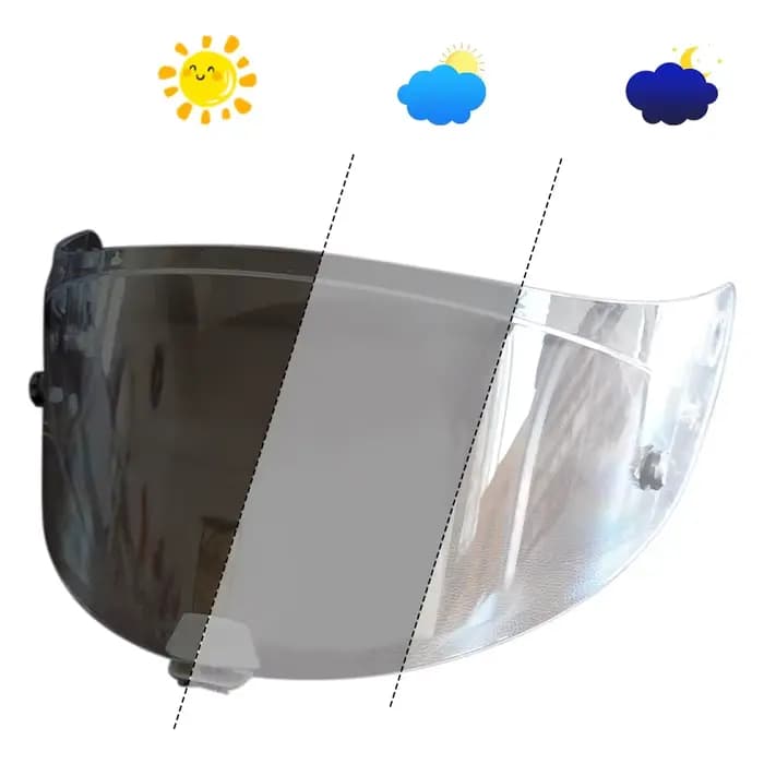 Lentille photochromique pour casque HJC RPHA 70 RPHA 11, visière photochromique, protection UV, Casc