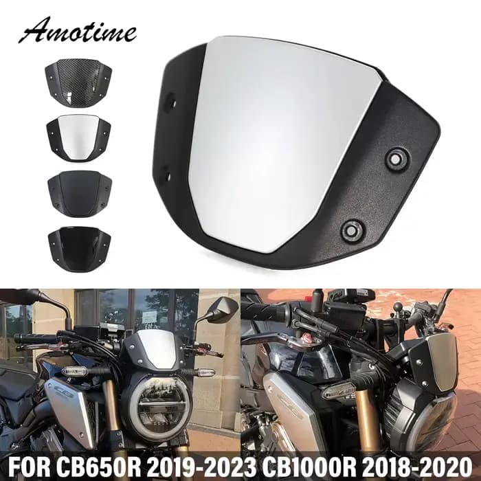 Déflecteur de vent pour pare-brise de moto, pour Honda CB650R 2019 2020 2021 2022 2023 CB1000R CB 65