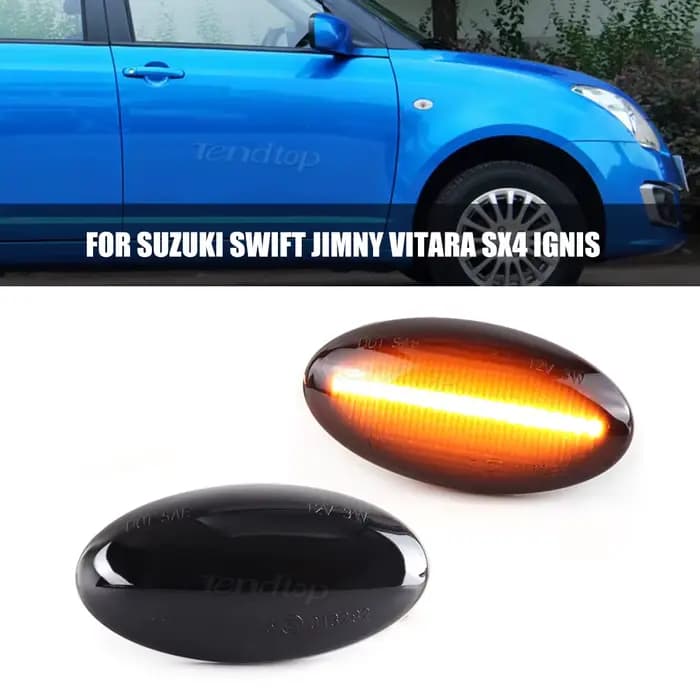2 pièces clignotant dynamique LED répéteur de clignotant lumière séquentielle clignotant feu de posi