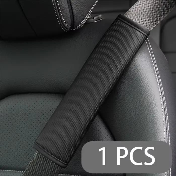Coussin de rembourrage de ceinture de sécurité en cuir PU, accessoires de voiture, couverture initié