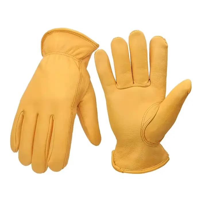 Gants de protection rétro en cuir de cerf pour la conduite, les sports, les batteries, les motos et 