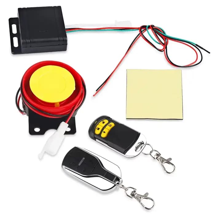Alarme de sécurité antivol pour moto, coque de clé de télécommande, alarme de moteur de Scooter avec