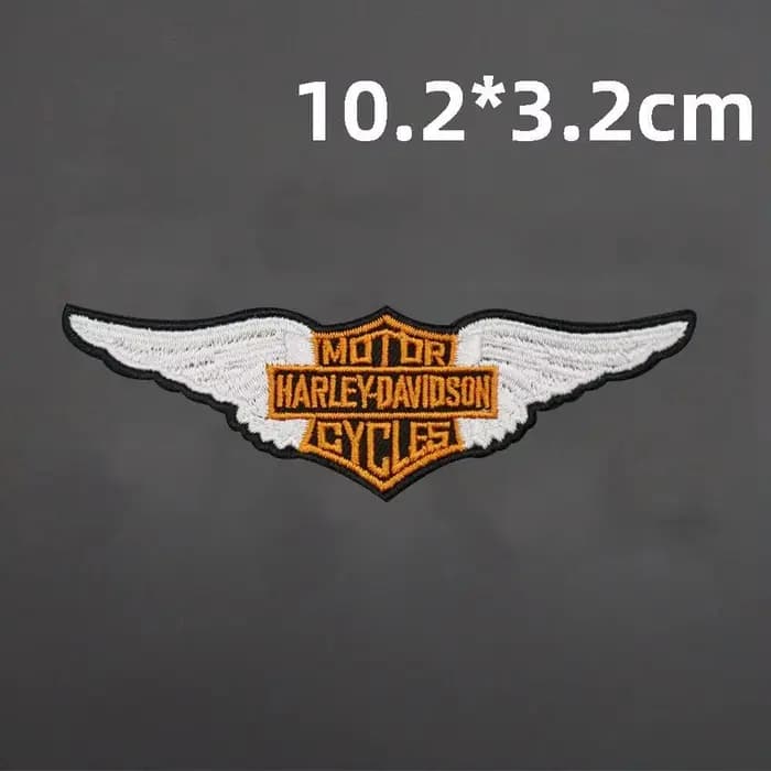 Nouveau Harley Davidson Punk patchs brodés sur vêtements fer sur patchs pour vêtements veste Badge b