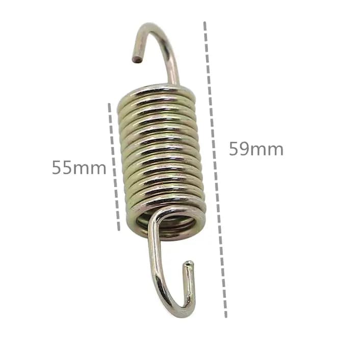 Levier de pédale de frein arrière universel pour moto, 5 pièces, ressort de rappel 50mm pour Honda K