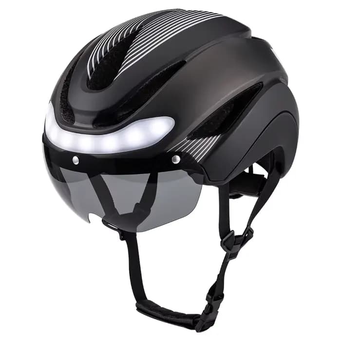 Casque de Scooter électrique urbain casques de cyclisme pour homme femmes équitation de nuit clignot