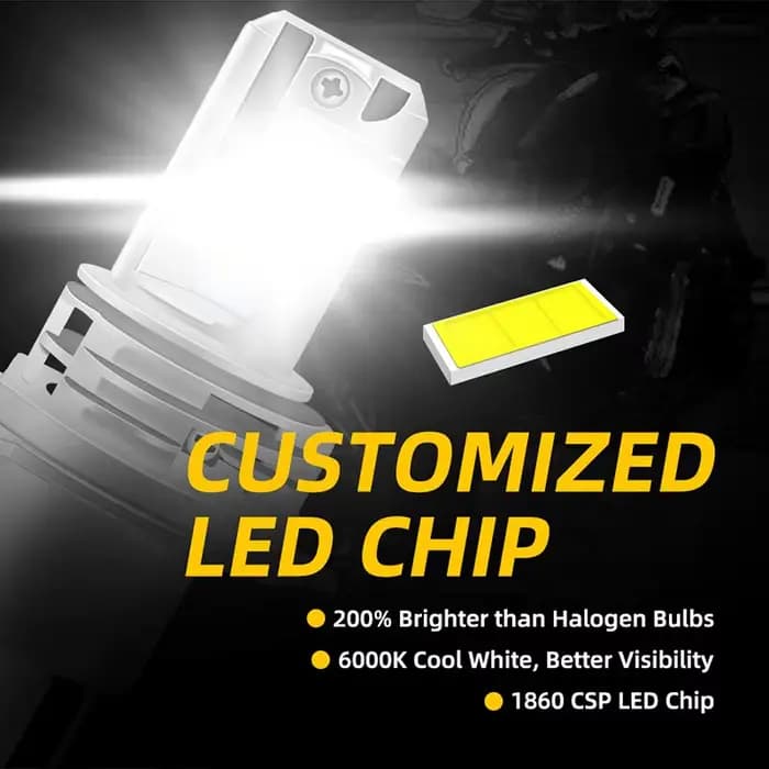 H4 LED Moto Phare Ampoules Salut Lo Faisceau Moto Lumières Pour Yamaha Kawasaki Suzuki H4 LED Lampe 