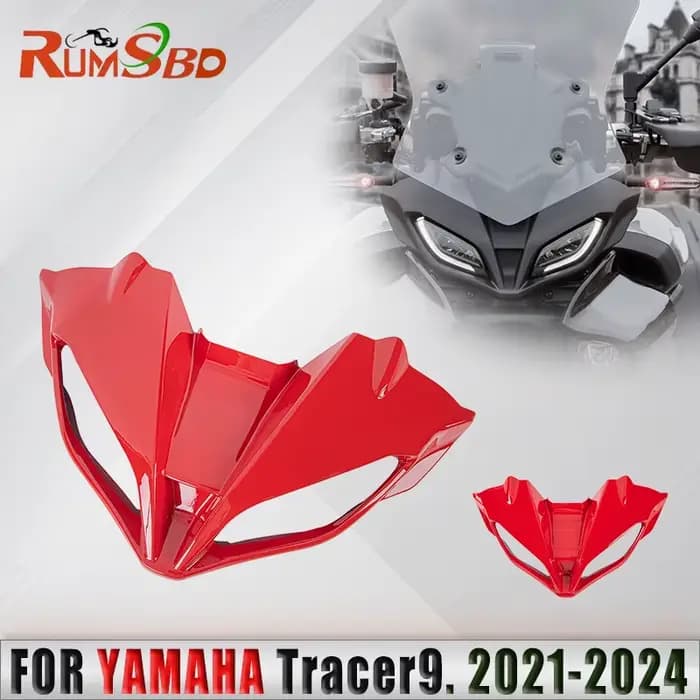Couvercle de phare avant de moto, carénage, masque de protection contre le bec, pour Yamaha Tracer 9