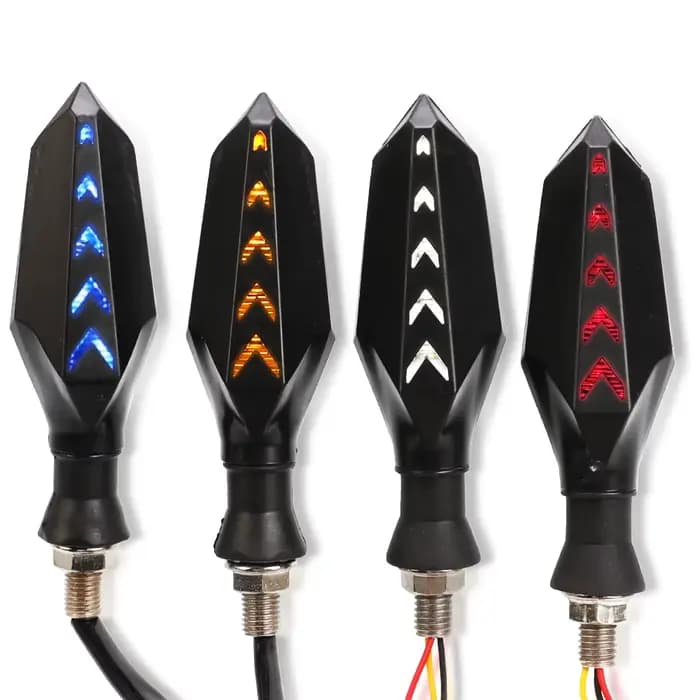 Pour Honda XLV 600 650 700 TRANSALP 1800 12V LED moto clignotants lumière ambre clignotant arrêt feu