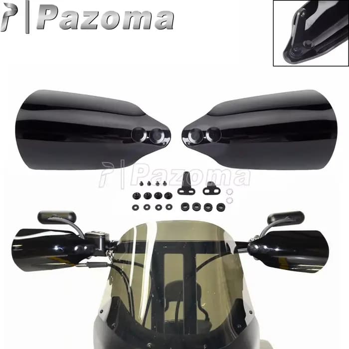 Bouclier de protection pour poignée de moto, pour Harley Softail Low Rider ST 117 FXLRST Deluxe FLDE