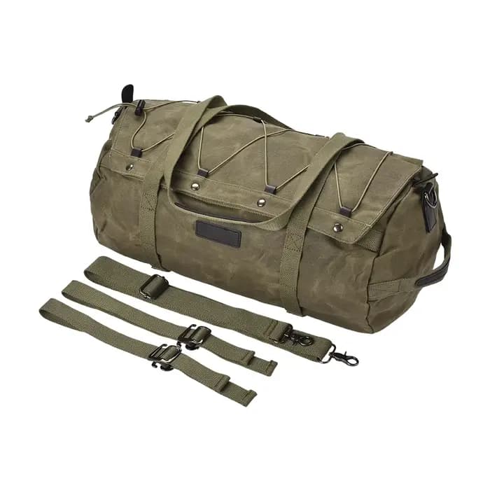 Sac de siège arrière de moto Vintage, sac arrière en toile, sac de voyage universel étanche
