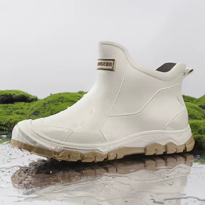 Bottes de pluie pour hommes, portables, imperméables, antidérapantes, adaptées à la randonnée, au tr