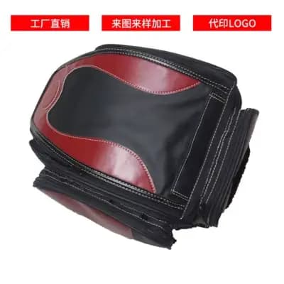 Sac de motard de voyage étanche en cuir PU pour moto, sac arrière de moto rétro, sac de queue de siè