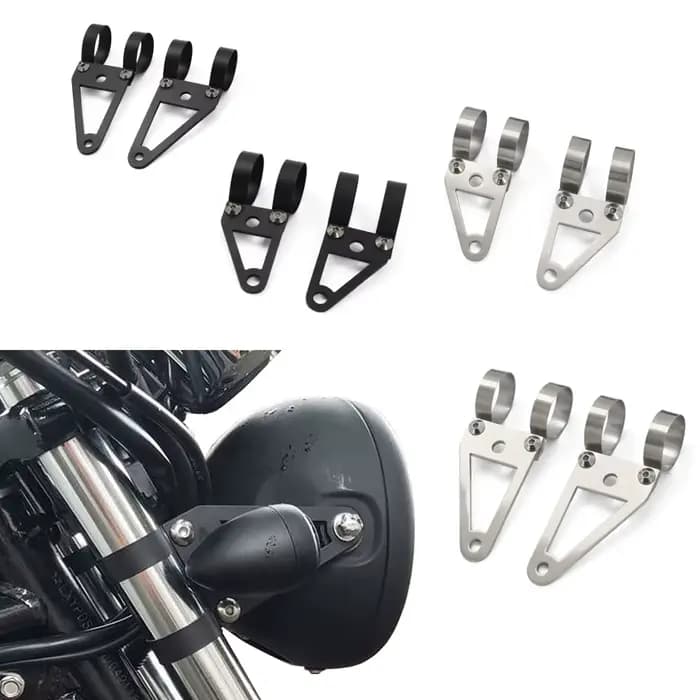 Supports de phares universels pour motos, Support de lumières personnalisé, Support de fixation de f