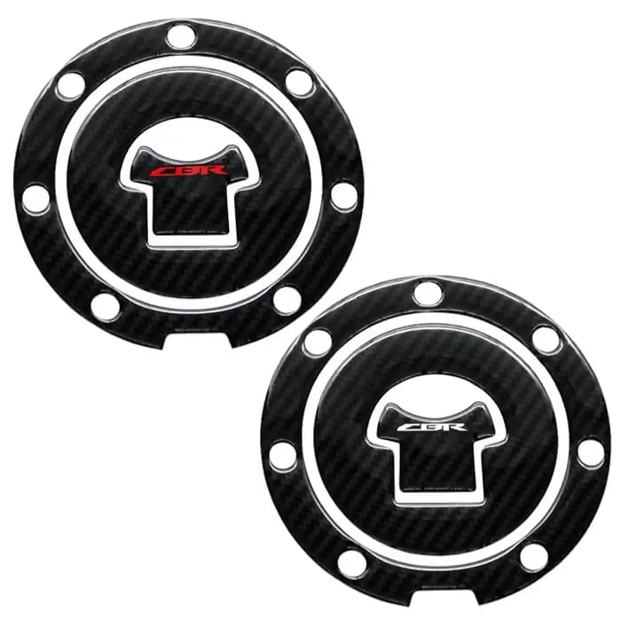 Autocollant 3D en Fiber de carbone pour réservoir de carburant de moto, autocollants de protection d