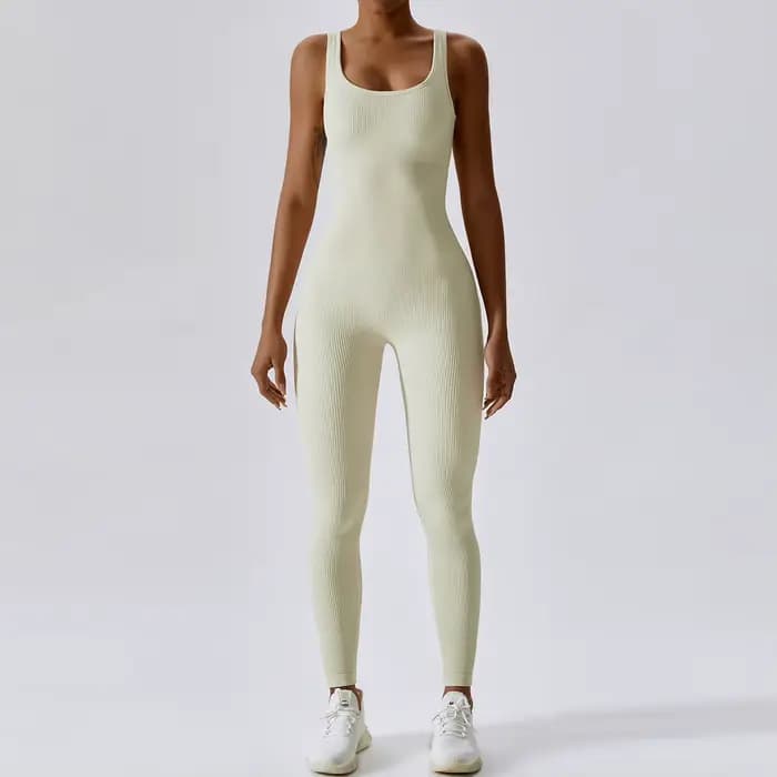 Survêtement de Yoga une pièce pour femmes, combinaison de sport sans couture, Push-Up, Fitness, entr