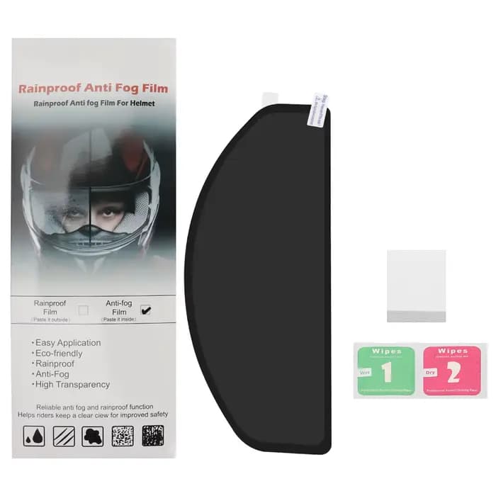 1 ensemble de Film antibuée Anti-éblouissement pour casque de moto, Film de protection solaire unive