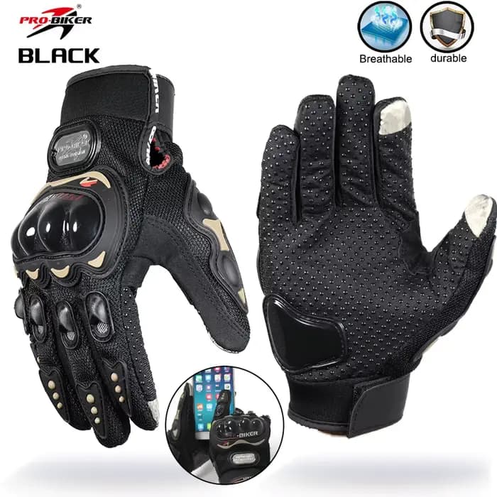 Gants de course de moto Knight, gants de cyclisme avec équipement de protection pour honda Kawasaki 