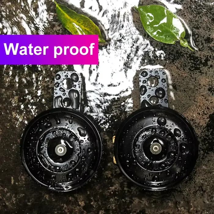 Haut-parleur universel pour moto, 12V 24V 48V 60V, klaxon rond et étanche, adapté au scooter, véhicu