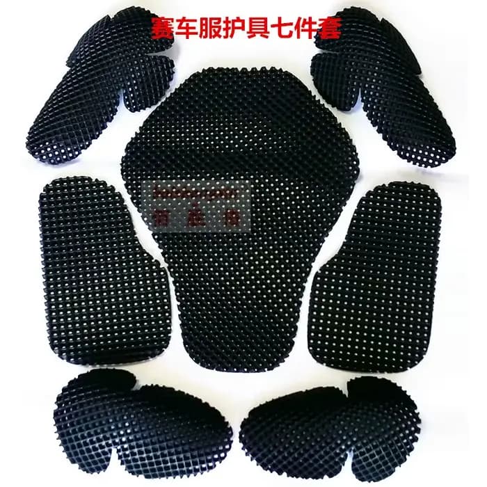 Combinaisons de course de moto, équipement de protection intégré, absorption des chocs, protection d